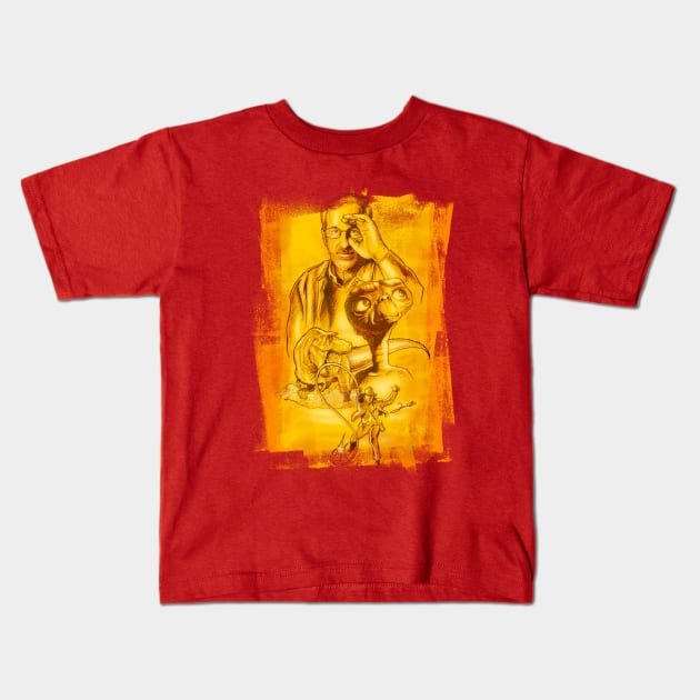 Golden Spielberg Kids T-Shirt by renatodsc